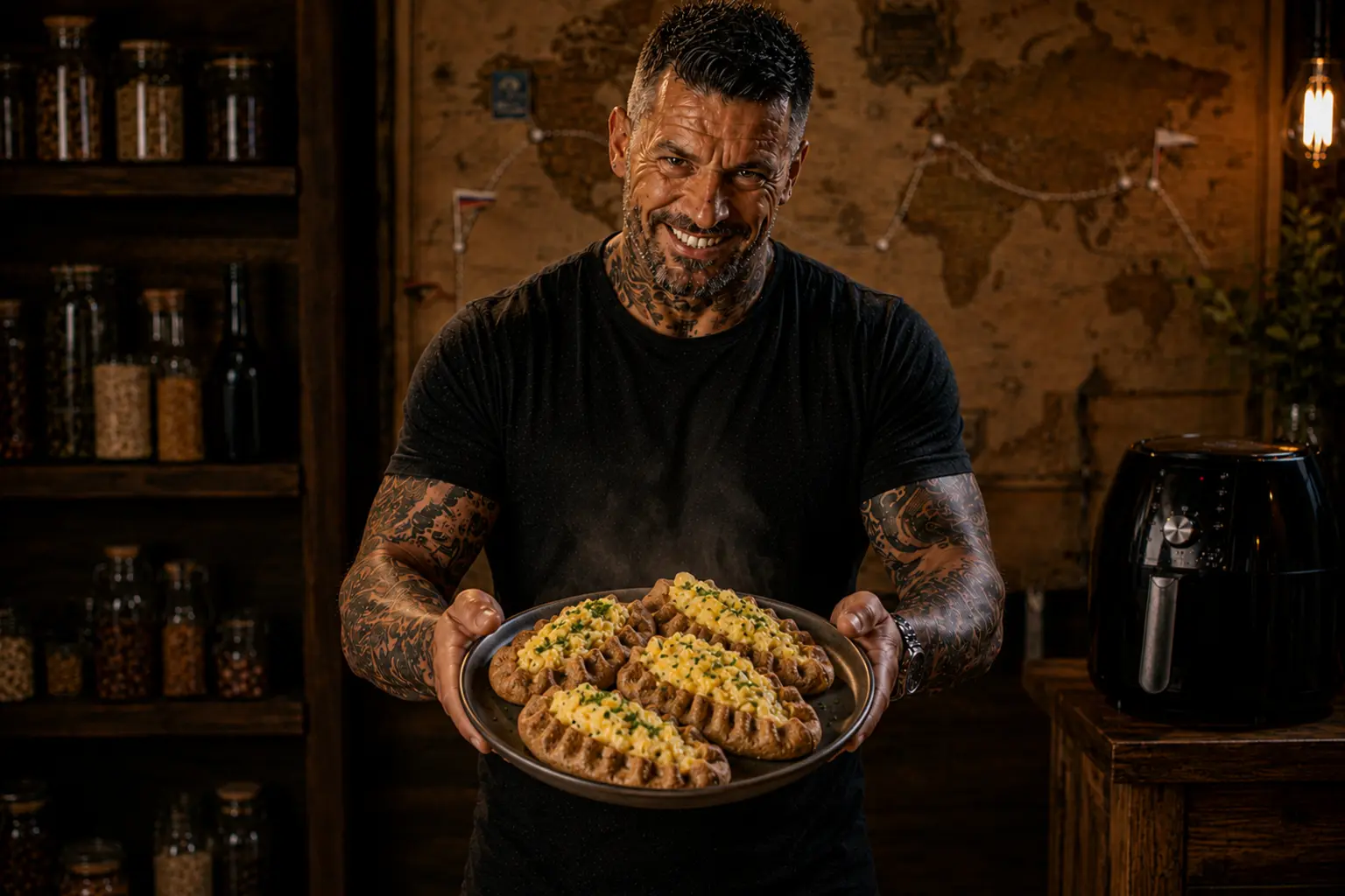 Air-Fryer Finnish Karelian Rice & Egg Butter Pies