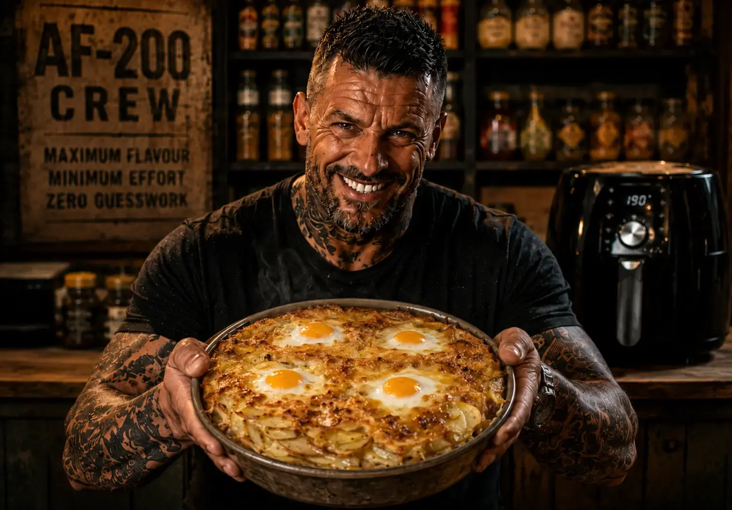 Air Fryer Northumberland Pan Haggerty Mustard Egg Bake