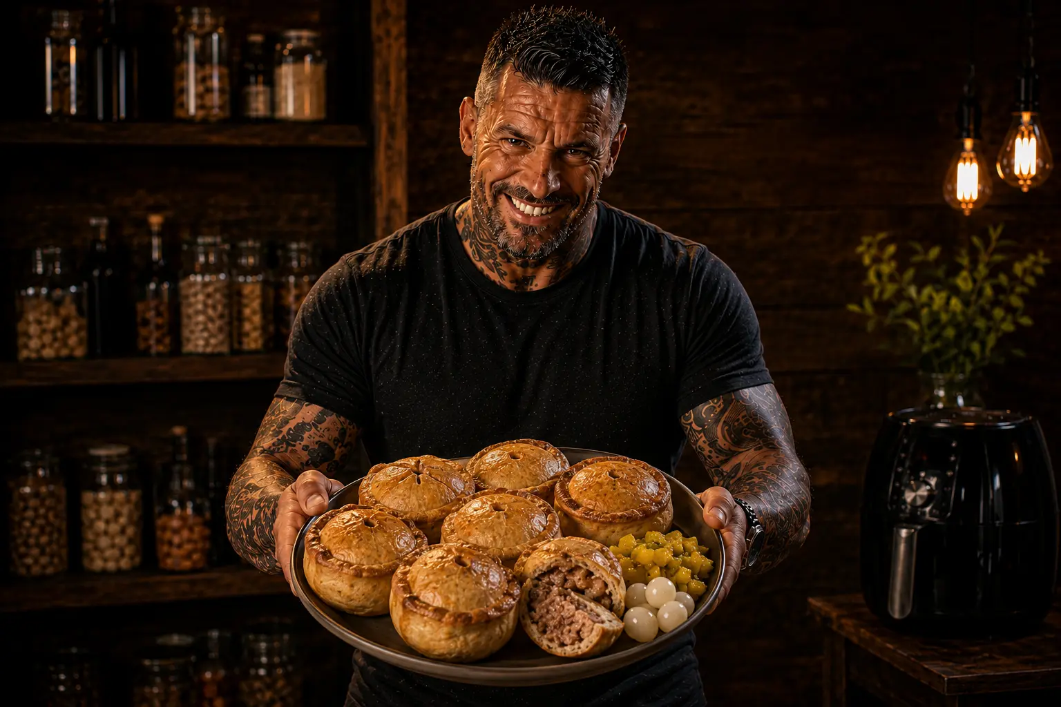 Air Fryer Melton-Style Pork Pie Parcels