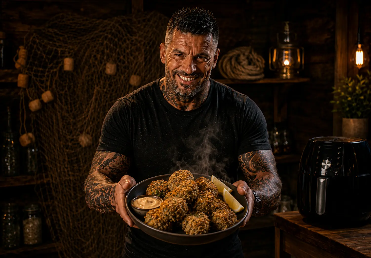 Air Fryer Welsh Laverbread & Cockle Croquettes