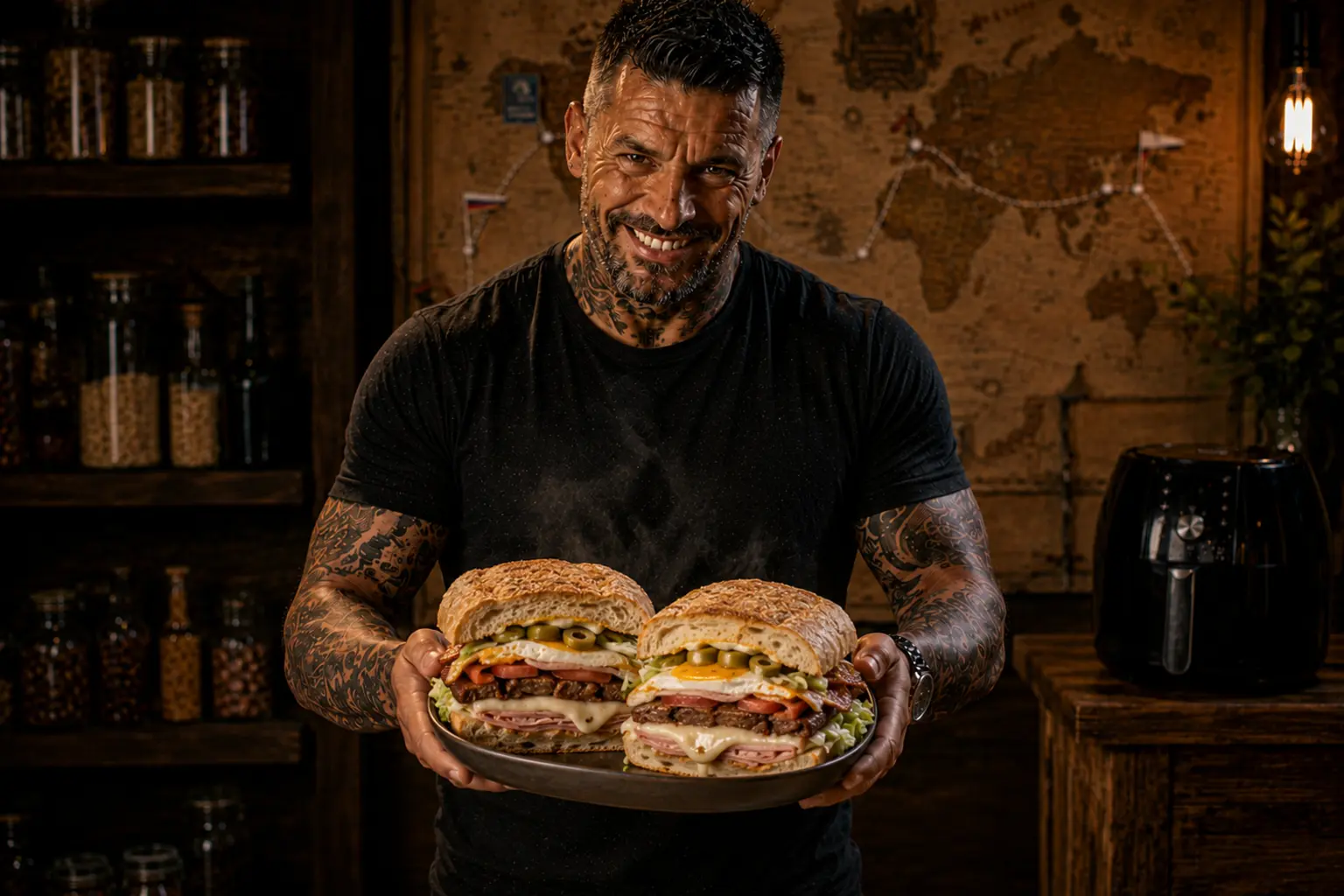 Air-Fryer Uruguayan Chivito Steak Roll Melts