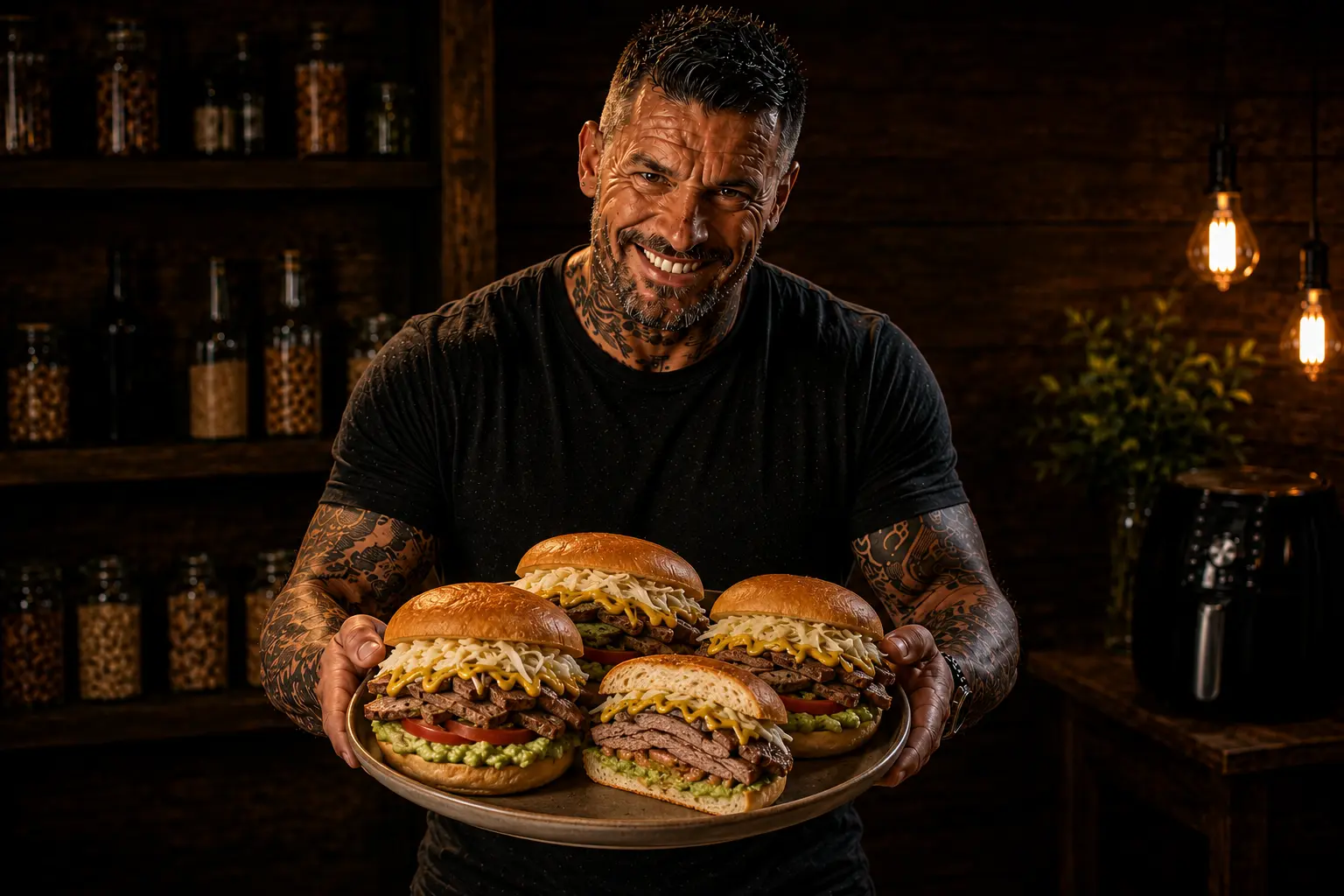 Air Fryer Chilean Lomito Pork & Avocado Sandwich Melts