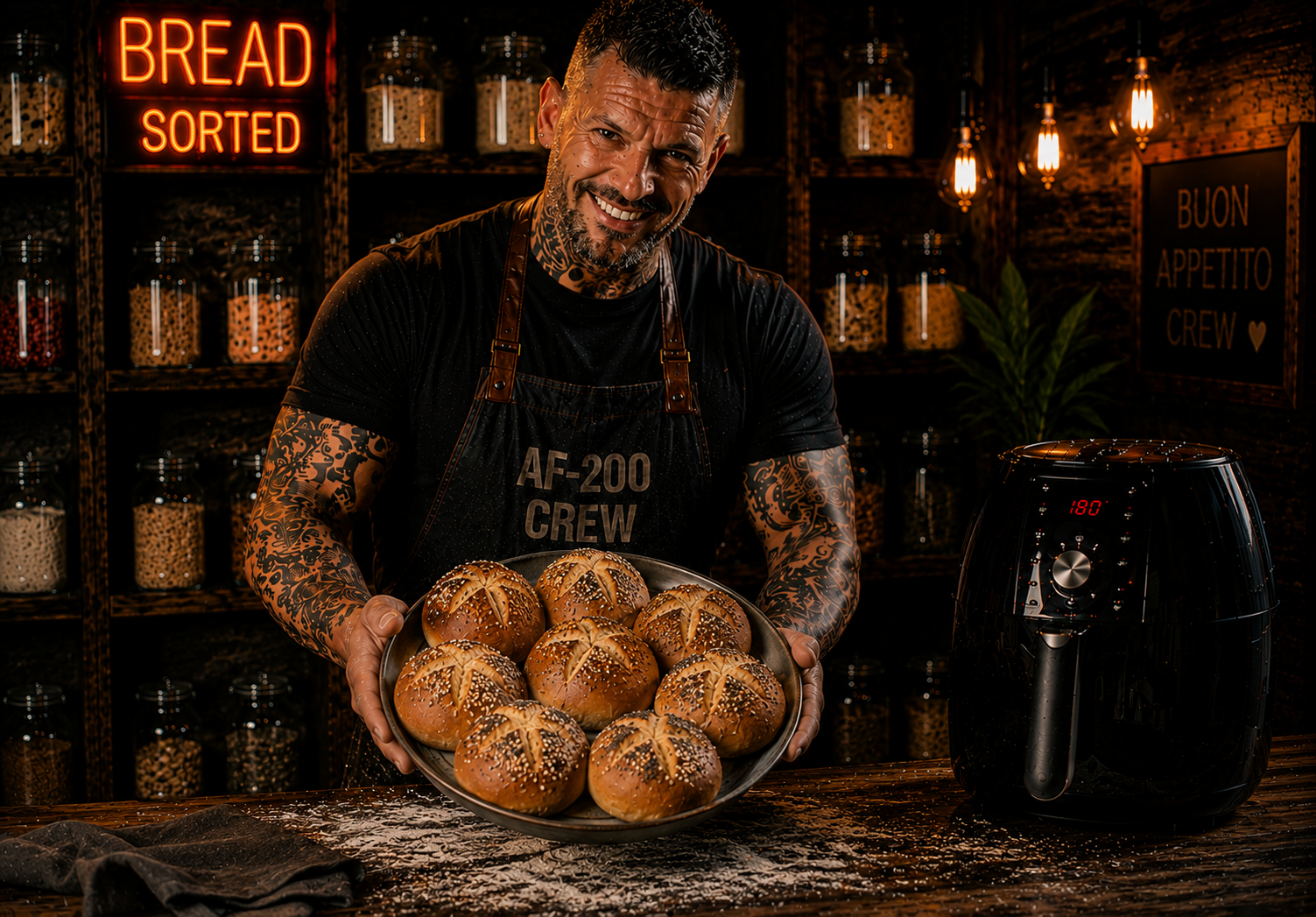 Air-Fryer Austrian Kaiser Rolls