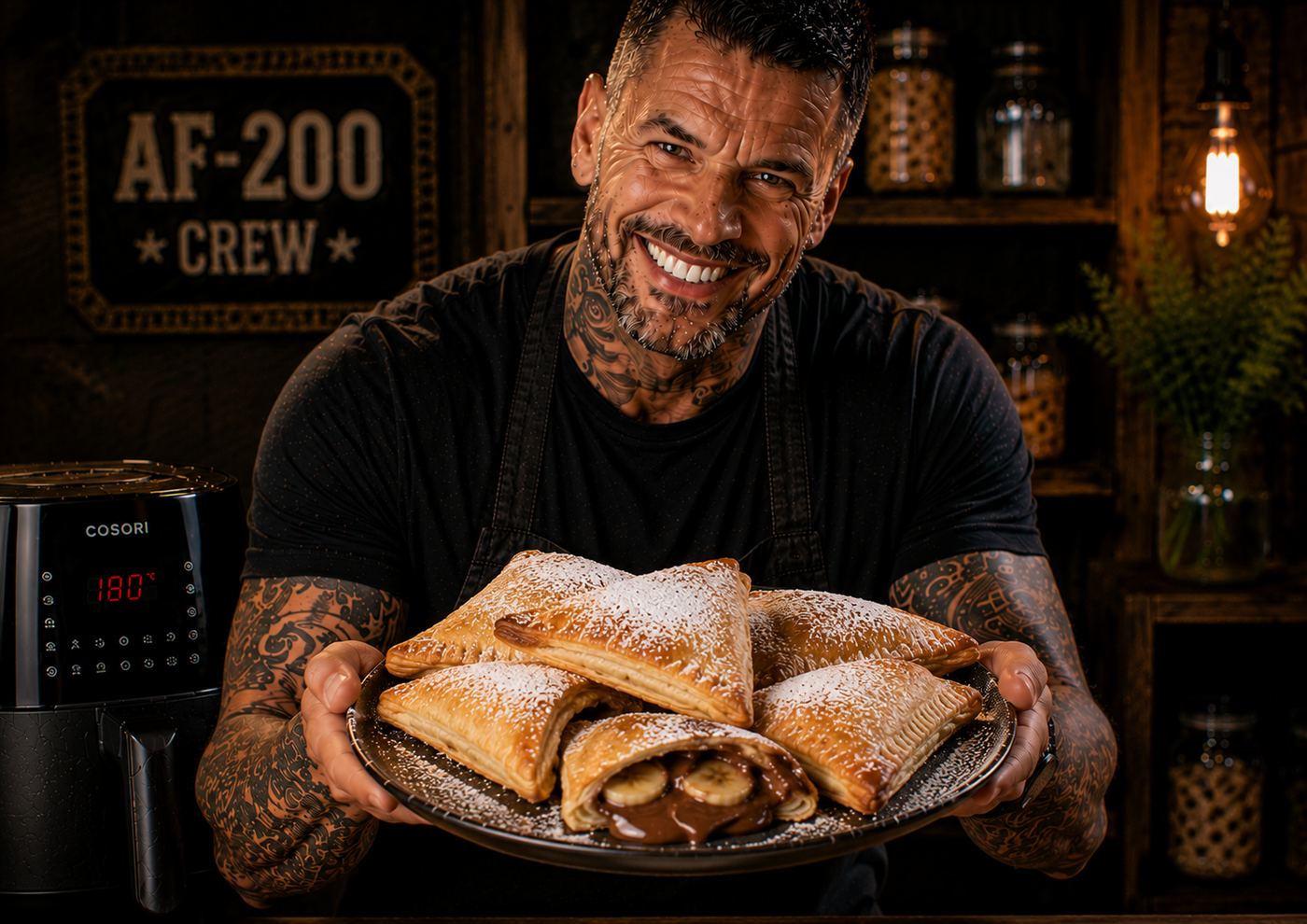 Air-Fryer Nutella and Banana Turnovers