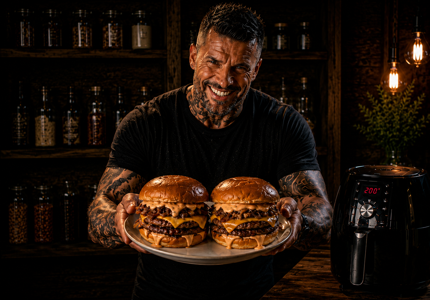 Air-Fryer Big Steakhouse Burger Melts