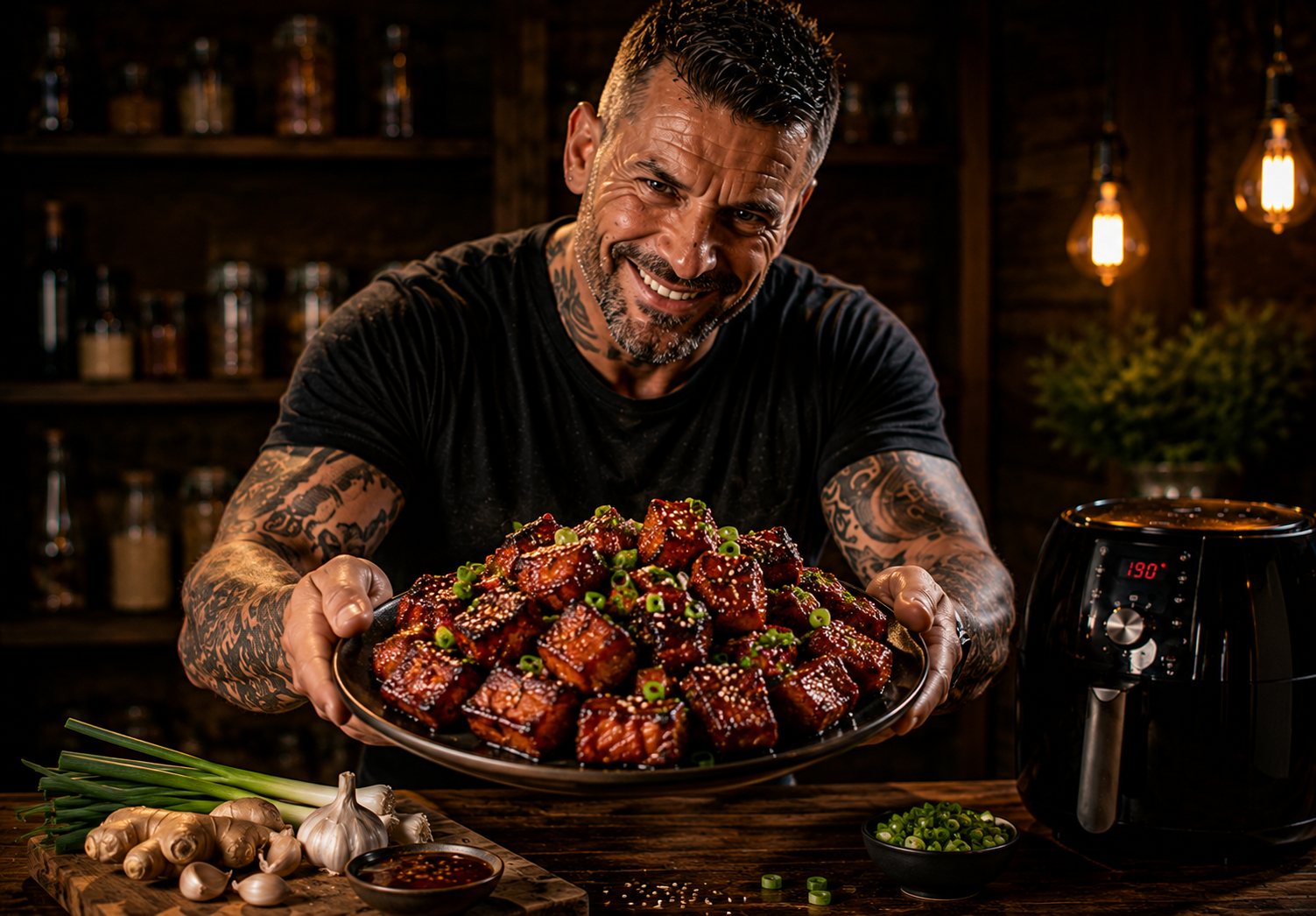 Air-Fryer Cantonese Char Siu Pork Bites