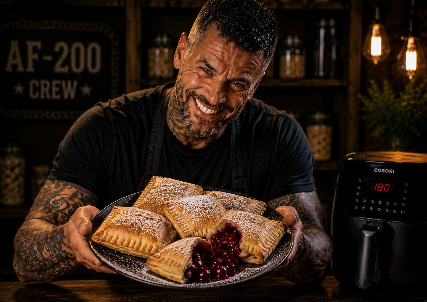 Air-Fryer Cherry Pie Pocket Parcels