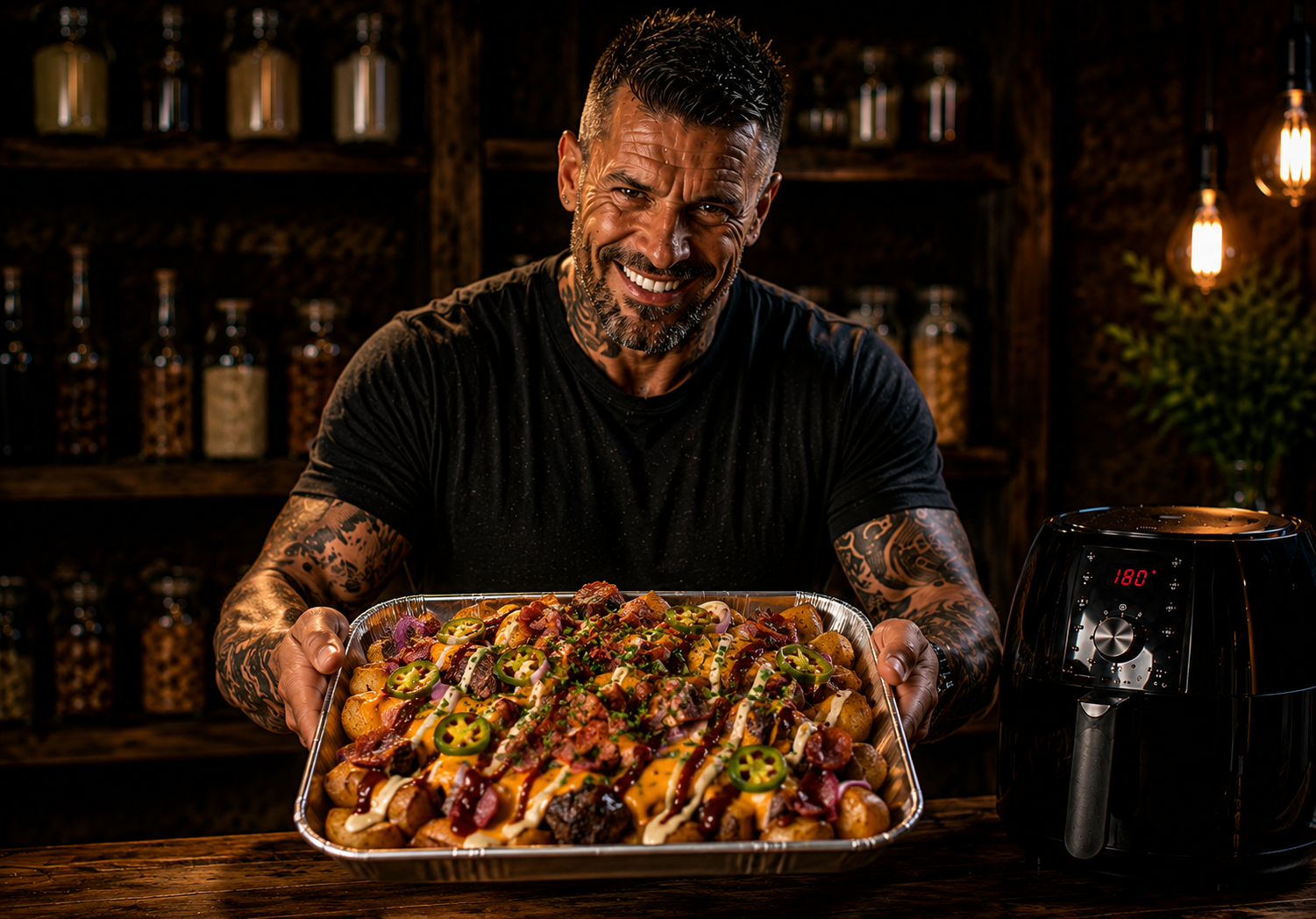 Air-Fryer Cowboy Beef Potato Skillet Trays