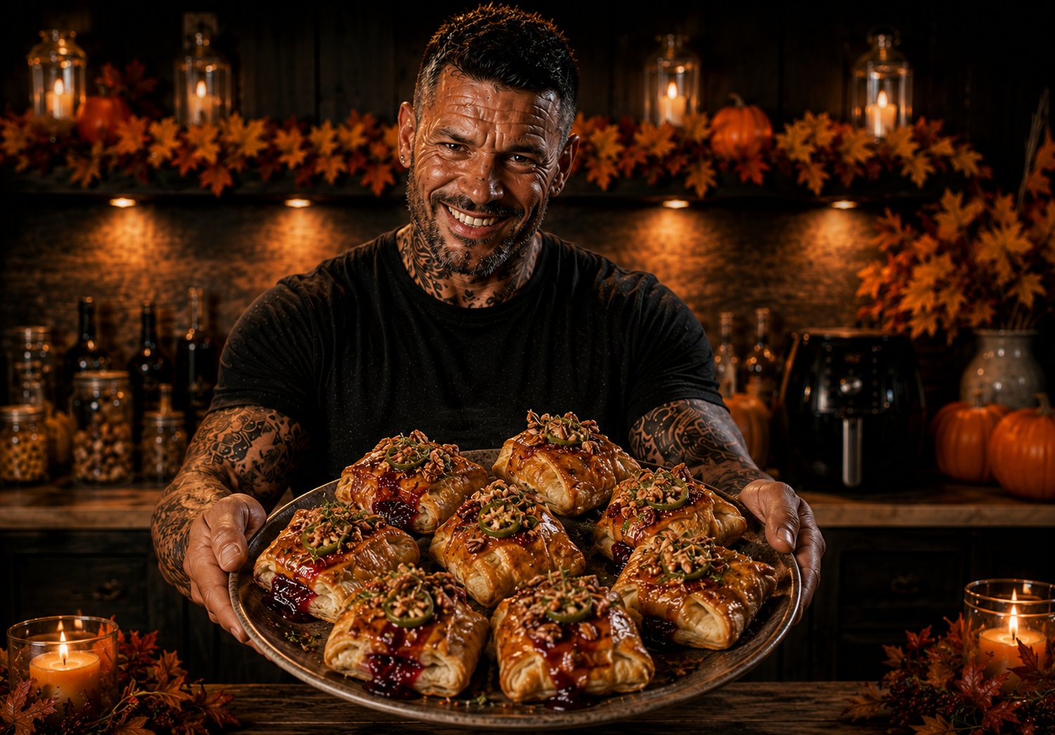 AIR-FRYER CRANBERRY JALAPEÑO BRIE PARCELS
