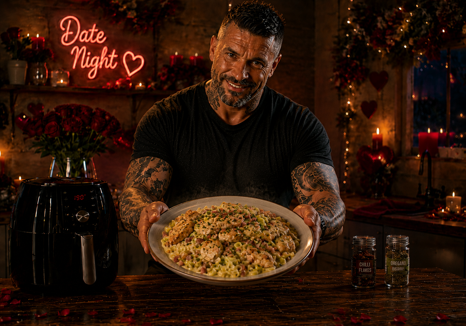Air-Fryer Champagne-Style Chicken with Leeks & Pancetta