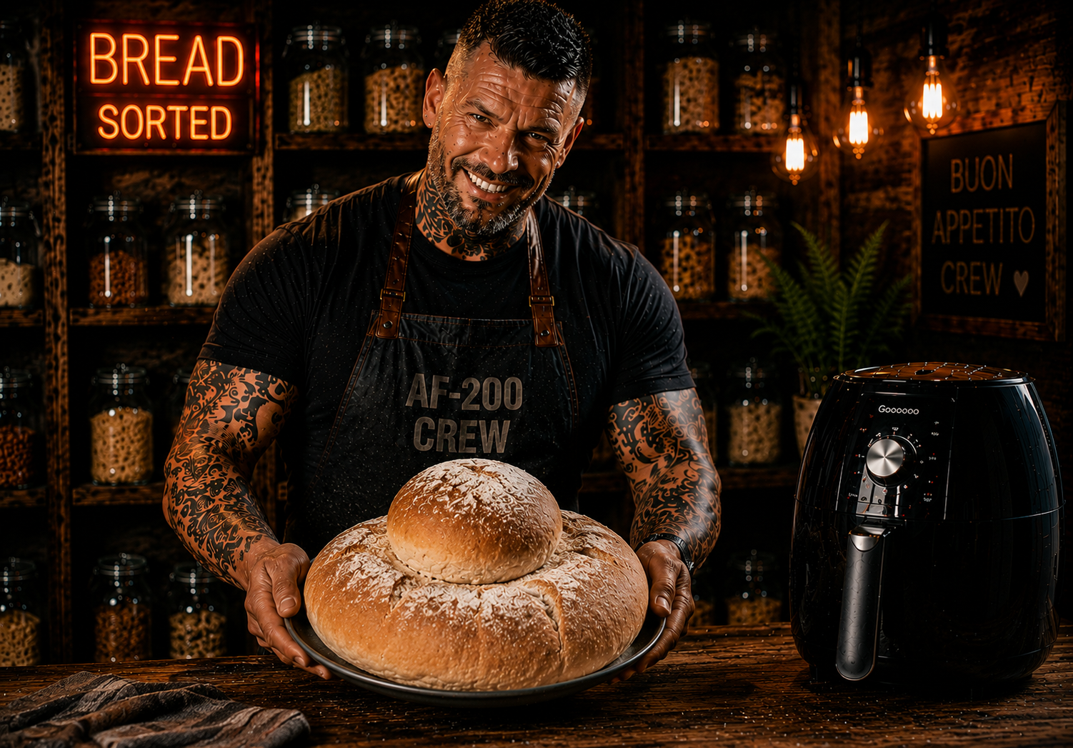 Air-Fryer English Cottage Loaf