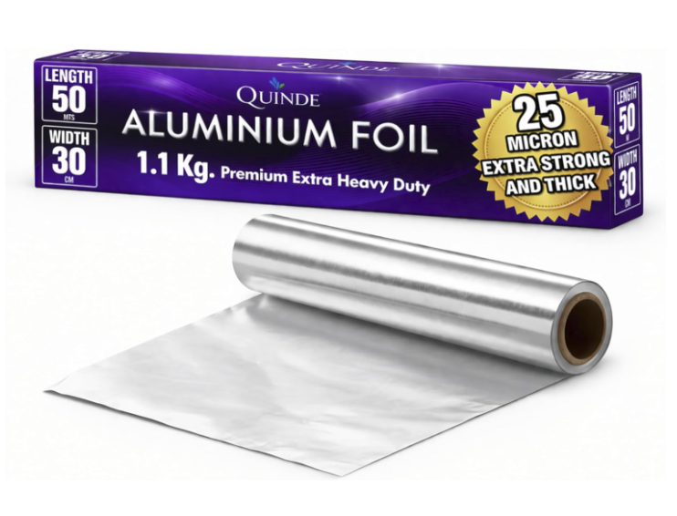 Heavy duty aluminium foil used by the Crew