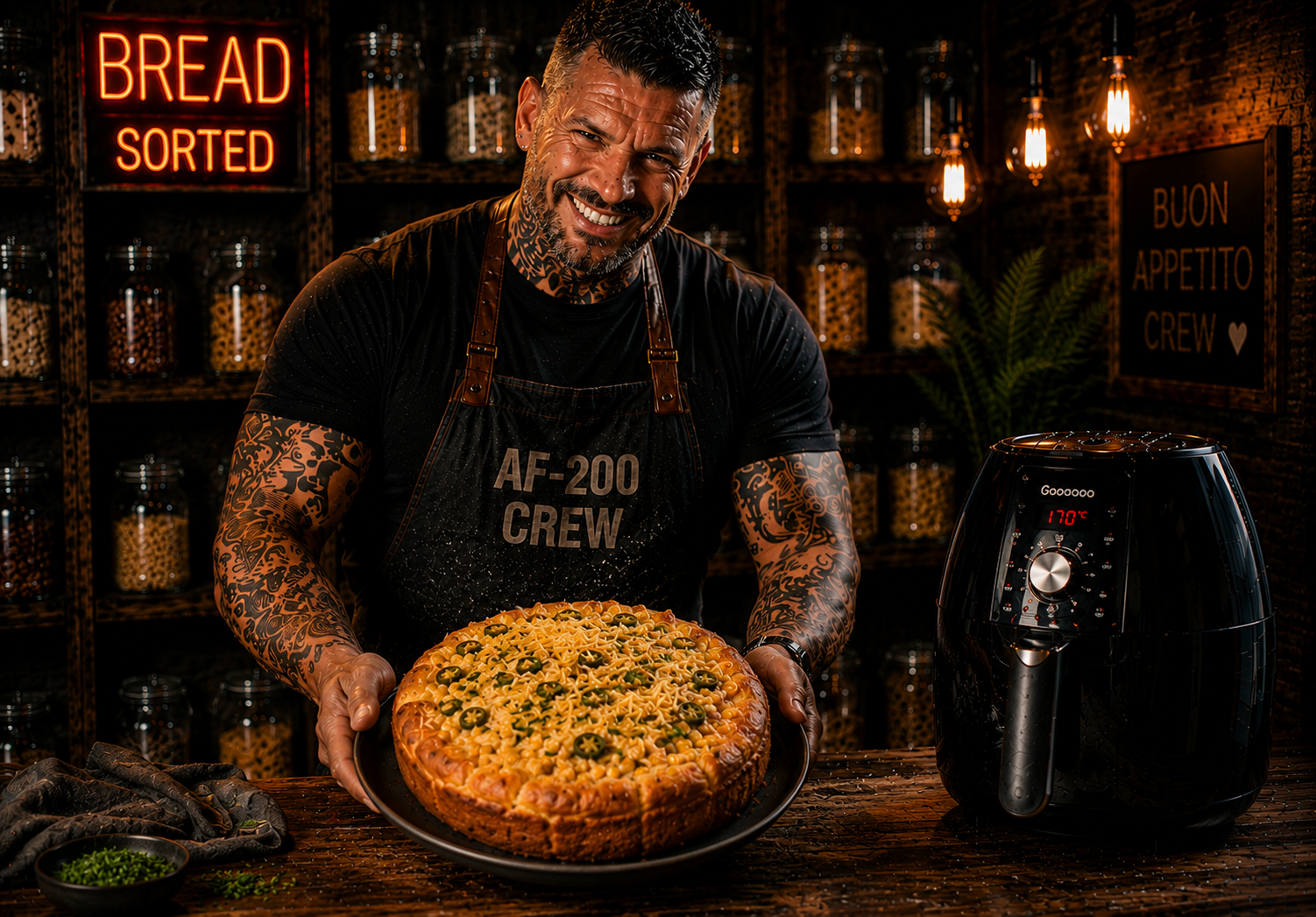 Air-Fryer Jalapeño Cheddar Cornbread