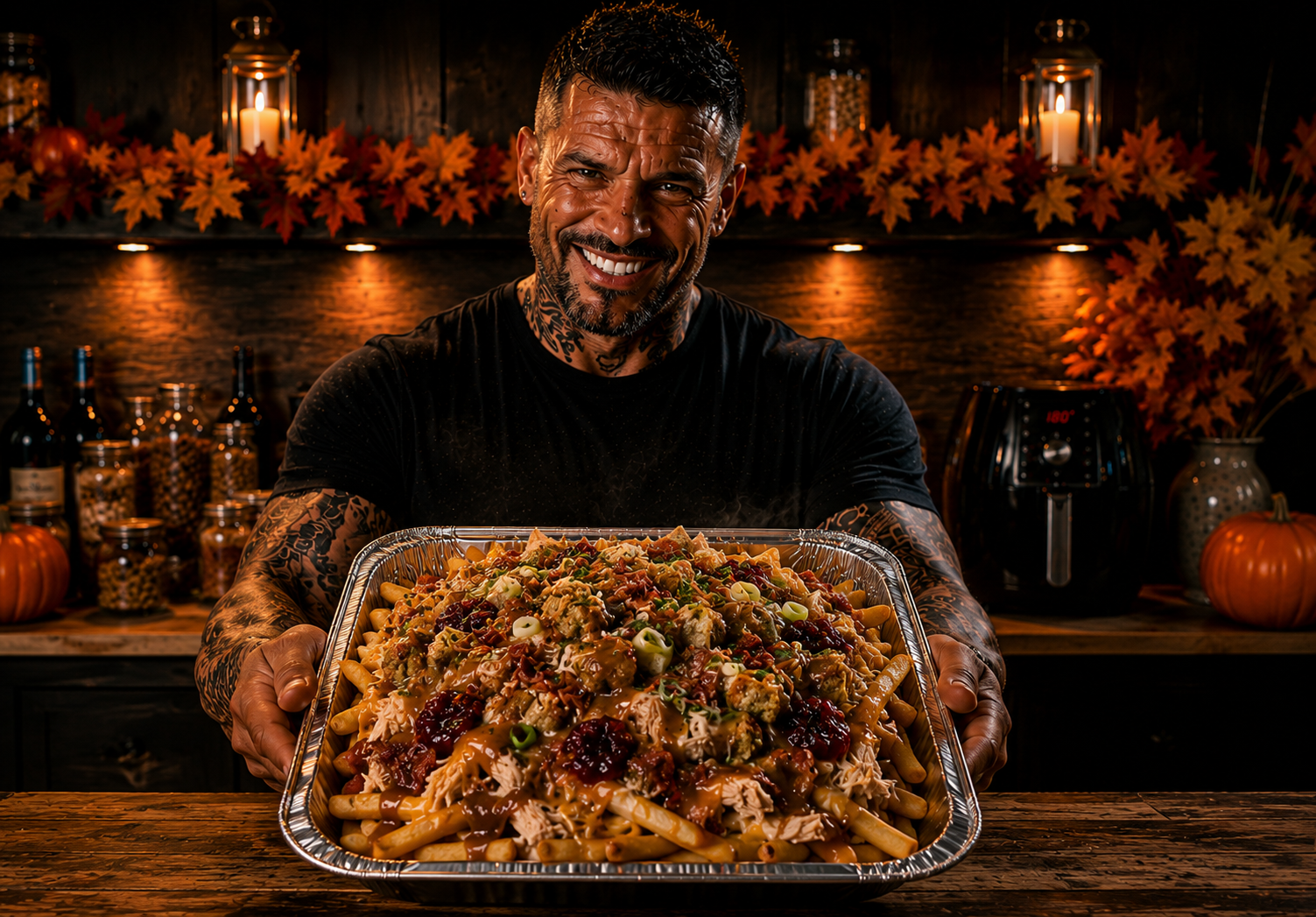 AIR-FRYER LOADED THANKSGIVING DIRTY FRIES