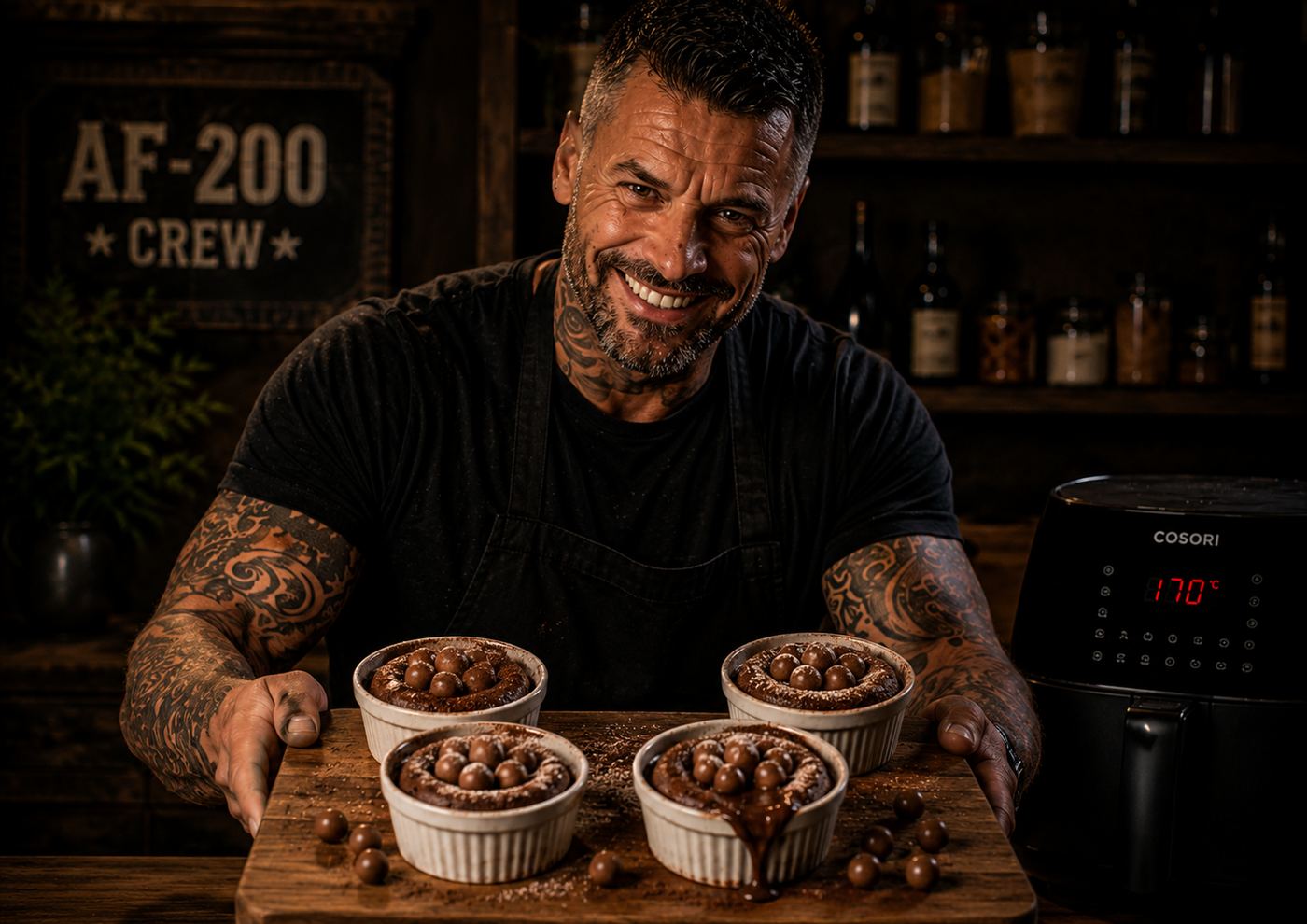Air-Fryer Malteser Melt Cups