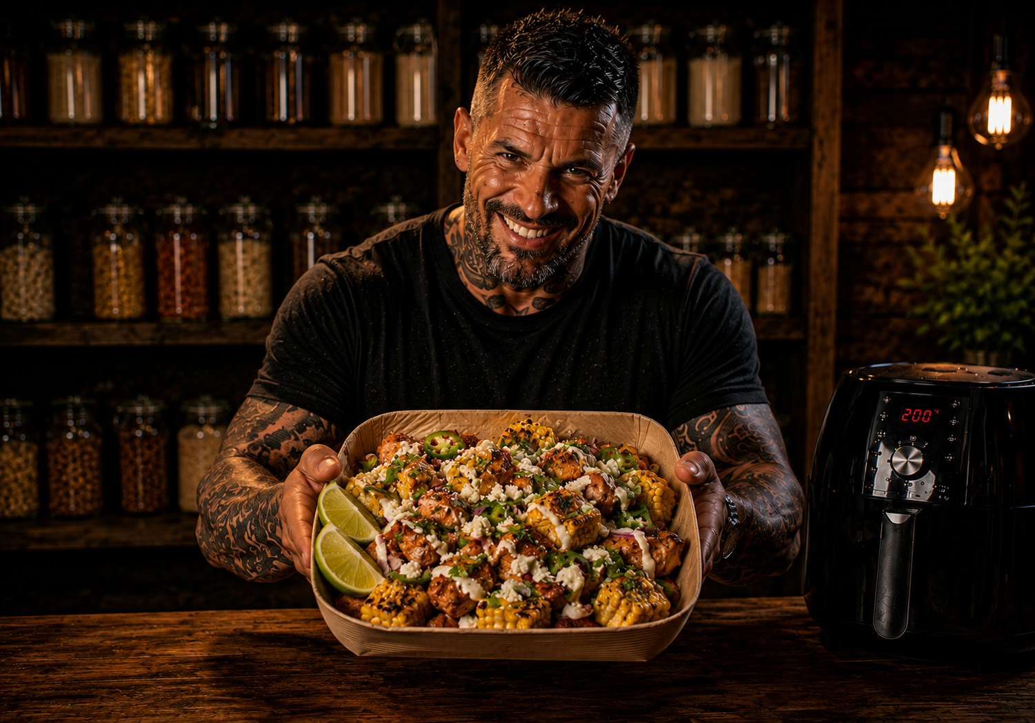 Air-Fryer Mexican Street Corn Chicken Boxes
