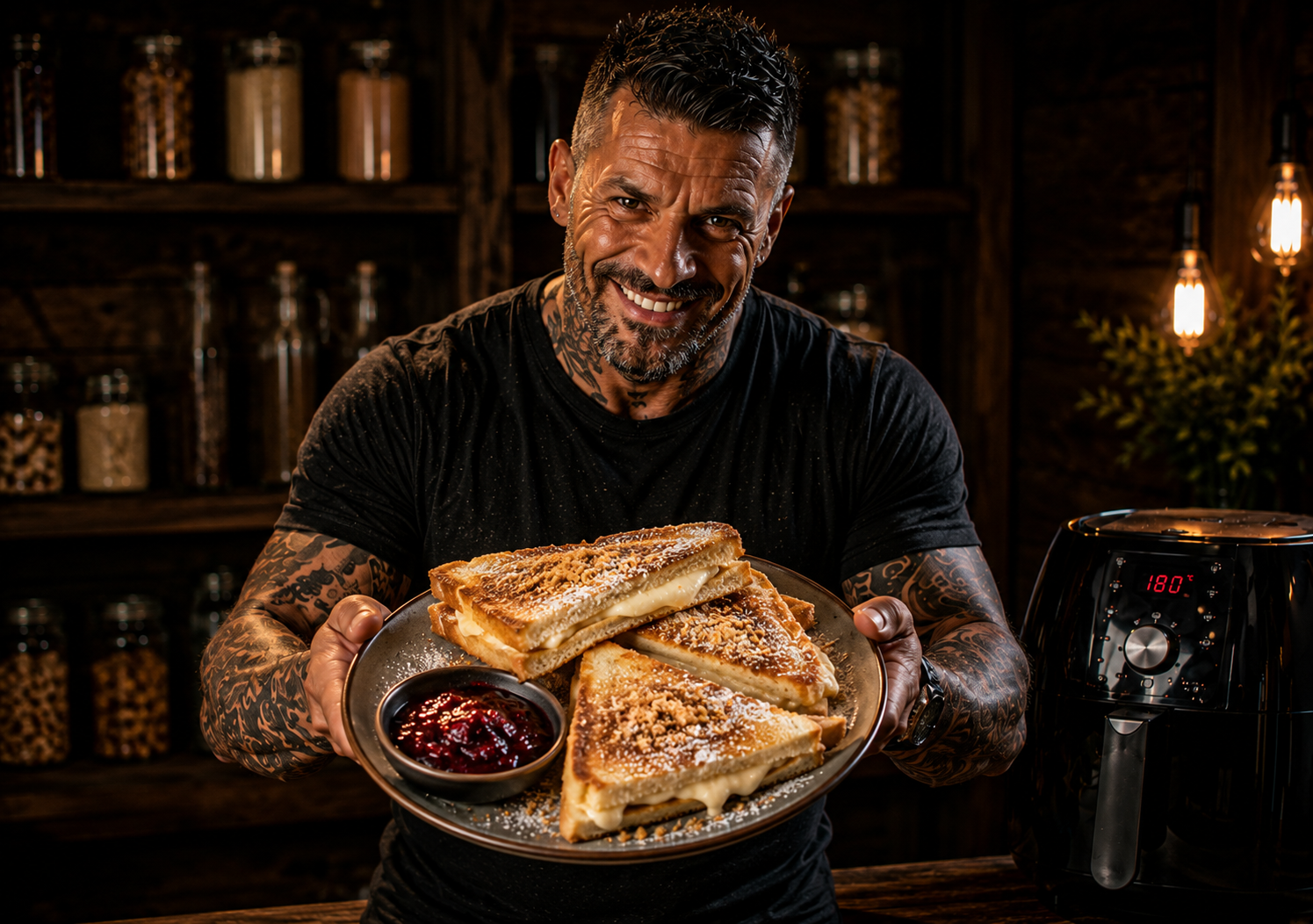 Air-Fryer New York Cheesecake Toasties