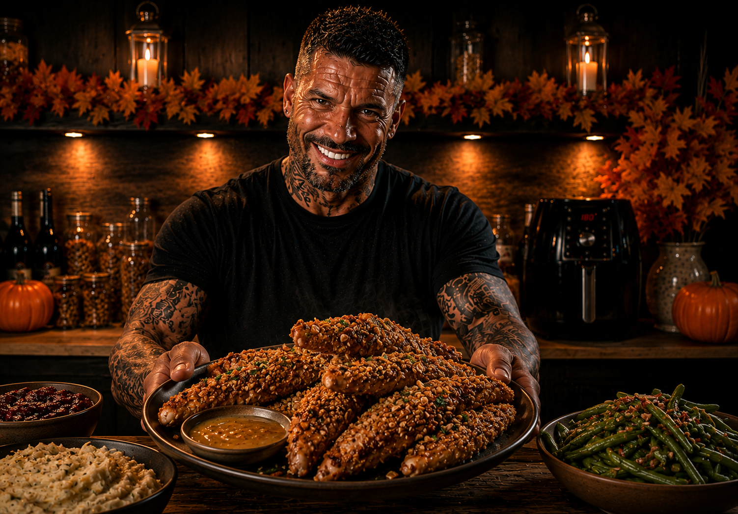 AIR-FRYER PECAN-CRUSTED TURKEY TENDERS