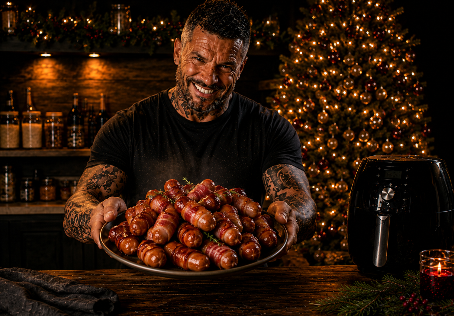 Air-Fryer Pigs in Blankets