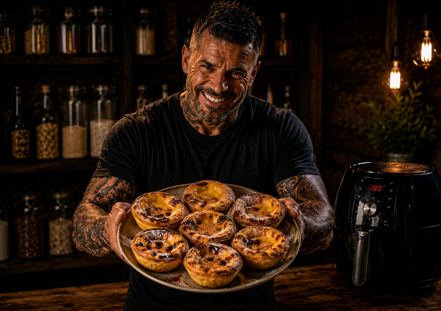 Air-Fryer Portuguese Custard Tart Bites