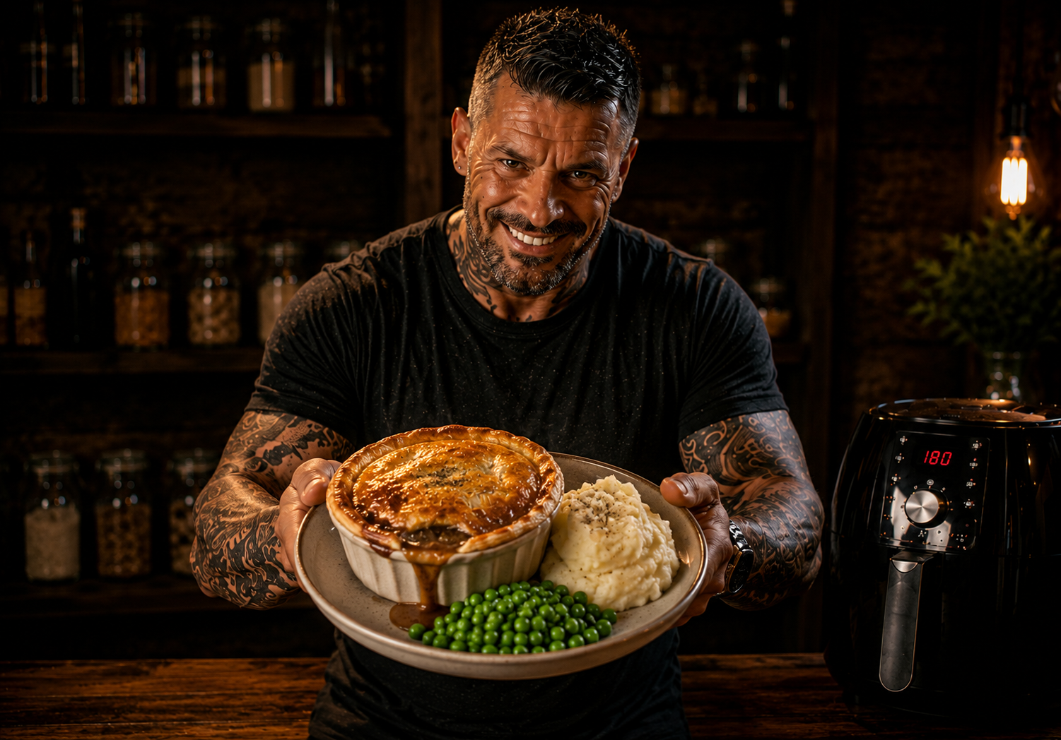 Air-Fryer Pub-Style Steak Pie Pots