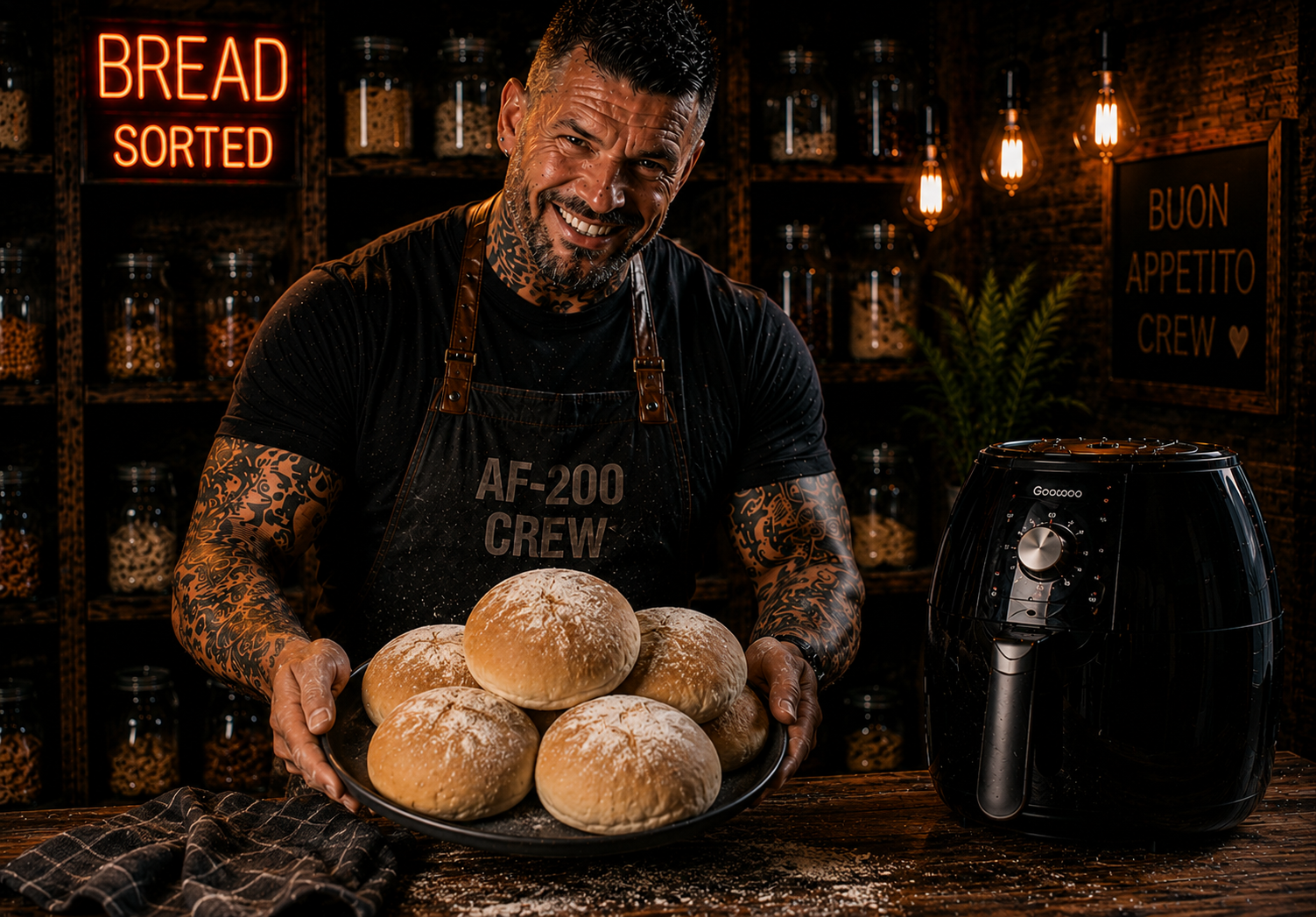 Air-Fryer Scottish Morning Rolls