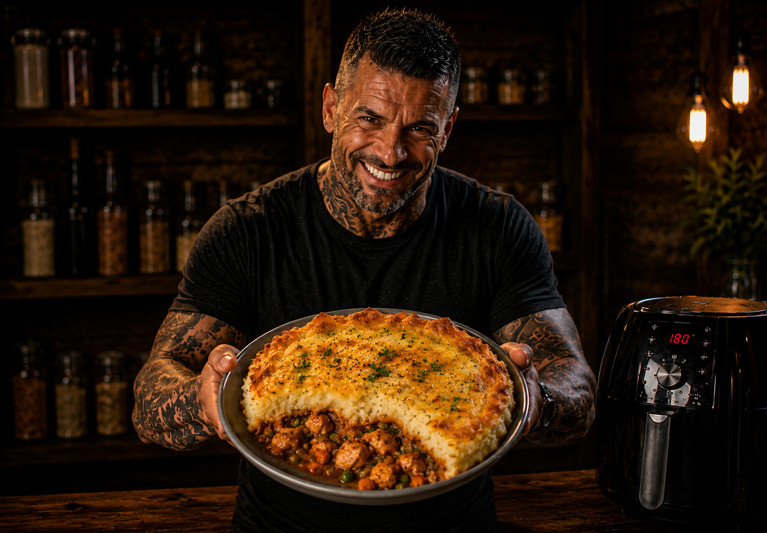Air-Fryer Smoky Paprika Chicken Cottage Pie