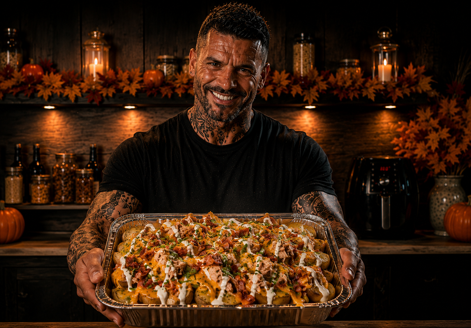 AIR-FRYER TURKEY BACON RANCH POTATO TRAYS